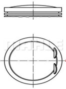 Resim Mahle 028pı00128000 Piston Segman Komple-std (VW PASSAT 09-15 AUDİ A4 08-15) 06h107065bk (WP217146) 