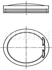 Resim Mahle 028pı00128000 Piston Segman Komple-std (VW PASSAT 09-15 AUDİ A4 08-15) 06h107065bk (WP217146) 