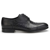 Resim Hakiki Deri Erkek Ayakkabı Siyah 