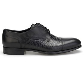 Resim Hakiki Deri Erkek Ayakkabı Siyah 