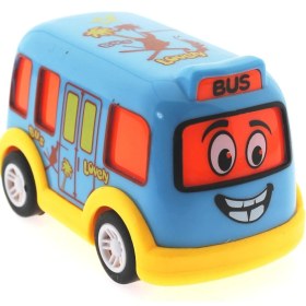 Resim Çek Bırak Mini Sevimli Mavi Otobüs 