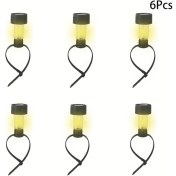 Resim Willowhaven 6lı Güneş Enerjili Havuz Aydınlatması - Otomatik Aç/kapa, Dayanıklı Metal Yapı 