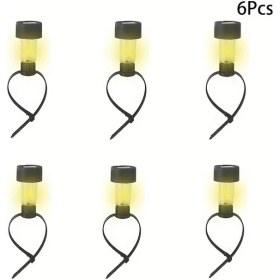 Resim Willowhaven 6lı Güneş Enerjili Havuz Aydınlatması - Otomatik Aç/kapa, Dayanıklı Metal Yapı 
