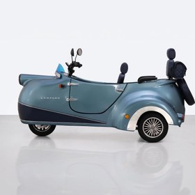 Resim Elektrikli Moped | Ocean Blue - Kurşun Asit - 60V 22 Ah 