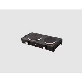 Resim Mupa 2020 1000 + 1500 W Çift Gözlü Elektrikli Ocak Siyah 