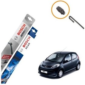 Resim Peugeot 107 Muz Silecek Takımı Ön Arka Bosch Aeroeco 2005-2014 