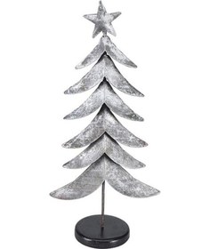 Resim Porland Çam Ağacı Metal Dekoratif Obje 45 Cm 