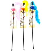 Resim Catlife Tüylü Plastik Top Kedi Oltası 33 Cm 254-50004.01 