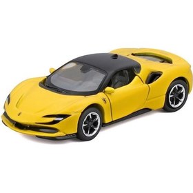 Resim Maisto 1:64 Speed Icons - Ferrari Sf90 Stradale Sarı Çok Renkli 