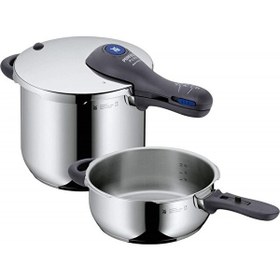 Resim WMF 3201001180 Perfect Plus 6.5 L + 3 L Düdüklü Tencere Seti 