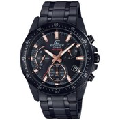 Resim Casio Efv-540dc-1bvudf Quartz Çelik Siyah 10 Atm 44 Mm Erkek Kol Saati Siyah 