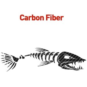 Resim Karbon Fiber-21cmx71cm-sol-büyük Balık Kılçığı lar Tekne Vücut Cruise Etiket Duvar Vinil Kapakları Gemi Etike 