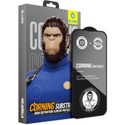 Resim Iphone 14 Plus/13 Pro Max Uyumlu Tam Kaplayan Corning Gorilla Anti-Static Cam Ekran Koruyucu Blueo