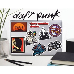 Resim Daft Punk Sticker Seti Laptop Ajanda Pc Tablet Telefon Defter Etiket Bullet Journal Diğer 