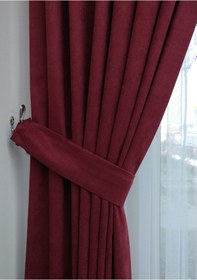 Resim Evdepo Home Bordo Fon Perde Tek Kanat (539777273) Bordo 