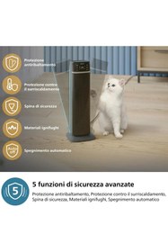 Resim Philips Seramik Fanlı Isıtıcı- Enerji Tasarrufu, Entegre Güvenlik Fonksiyonları ve Akıllı Uygulamalı 