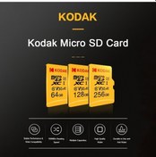 Resim Aitong Kodak 128gb Microsd Kart U3 A1 V30 100mb/s 4k Video Kayıt Kamera Drone Telefon Jzr-gy 