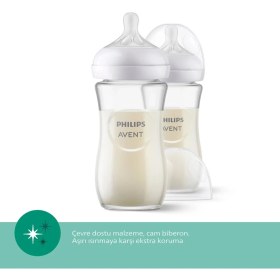 Resim TKÇ Doğal Tepkili Natural Response Cam Biberon 240 ml 1+ Ay 