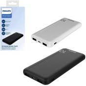 Resim Philips DLP1810CB/1810CW 10000 MAh 2 x USB Micro Type-c Girişli Powerbank Siyah 