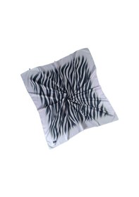 Resim Mim Eşarp Ebruli Sport Twill Eşarp Vizon - Siyah 