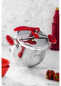 Resim Hascevher Esila 5.0 L Güveç Düdüklü Tencere Kırmızı 
