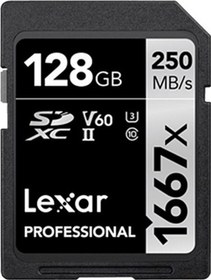 Resim Lexar Pro 1667X 128Gb Sdxc 250Mb/S Uhs-Iı Class 10 Sd Kart 