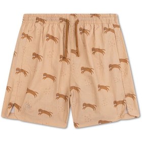 Resim Swim Essentials Yazlık Erkek Çocuk Şort Mayo- Leopar Kahverengi - Kahverengi / 7-8 Yaş 