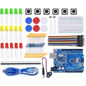Resim Cloud011 Arduino Uno R3 Başlangıç Seti Dıy Projeler İçin Mini Breadboard Ledli 