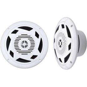 Resim Marin Hoparlör 13,5 Cm Beyaz 100 Watt Tweetırlı 