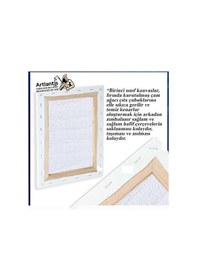 Resim Tuval Arkadan Zımbalı Astarlı 1 Adet Resim Tuvali 25 x 35 Öğr 