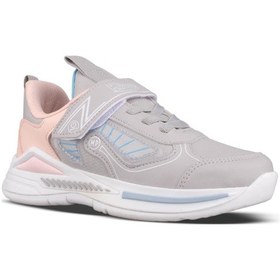 Resim M.P Büyük Erkek Çocuk Cırtlı Gri Sneaker Gri 