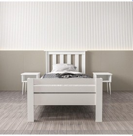 Resim Shark Mdf Karyola Kolay Kurulum-959 90x200 