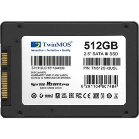 Resim Twinmos Hyper 512gb 2.5'' Sata3 Ssd 580/550mb/s 
