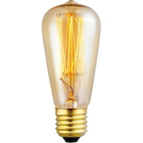 Resim Edison Flemanlı Dekoratif Rustik Ampul 40 Watt E27 