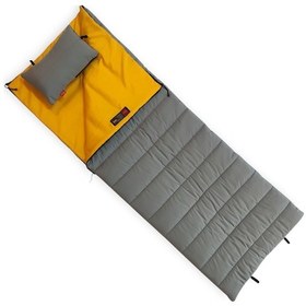 Resim Naturecamp Oga 350 Gri -15 Derece Yastıklı Long Kamp Uyku Tulumu Gri 