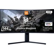 Resim Xiaomi Mi BHR5126CN 34″ 4ms 144Hz Freesync Premium Va Wqhd Curved Gaming (Oyuncu) Monitör 