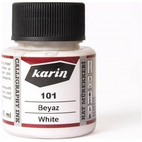 Resim Karin Hat Mürekkebi 45 ml. 101 Beyaz 