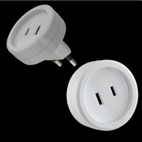 Resim Türk Fişi - Amerikan Tip Fişe Çevirici Seyahat Adaptörü Amerika Fişi Priz Dönüştürücü Amerika Fişi Amerikan Fiş 