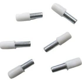 Resim Selham 0003 Plastik Başlı Metal Raf Pimi BEYAZ(100 Adet) 