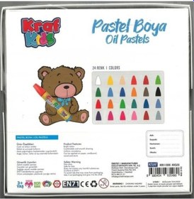 Resim Kraf Kıds Kk520 Oıl Pastels- Pastal Boya Seti 24'lü Karton Kutu Çok Renkli 