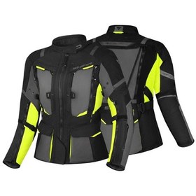 Resim Held Shima Hero 2.0 Korumalı Kadın Motosiklet Montu Sarı 
