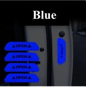 Resim Mavi Yansıtıcı Araba Kapı Etiket Güvenlik Açılış Uyarı Reflektör Bant Çıkartması Oto Araba Aksesuarları Dış İç Reflektör Ysl 