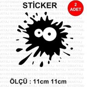 Resim Hayalet Göz - Araba Kask Motosiklet Laptop Taplet Sticker 