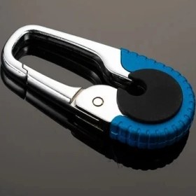 Resim Cdwishbest Mavi Dayanıklı Anahtarlık Kanca Paslanmaz Çelik Toka Açık Karabina Tırmanma Aracı Çift Halkalı Araba Balıkçılık Anahtarlığı Брелок Для Ключей (Yurt Dışından) 