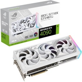 Resim ASUS ROG STRIX GeForce RTX 4090 OC Edition White 24GB GDDR6X 384 Bit DLSS 3 Ekran Kartı 