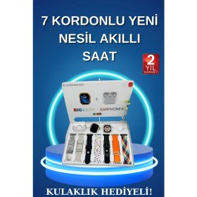 Resim Store Mania Akıllı Saat Bluetooth Kulaklık Adımsayar Sağlık Takibi Çağrı Cevaplama STOREMANIA-96547 