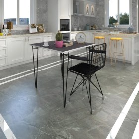 Resim Kenz Life Knsz Masa Sandalye Takımı HEM75MAZLUM Grisyh 060*060 Klç 1 Sandalye Syhsyh Kolçaklı 