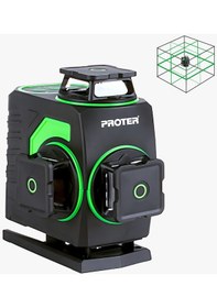 Resim Proter Pl 460 Ls 4x360 Çift Akülü Yeşil Lazer Hizalama 