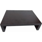 Resim Wooden Gold 13 cm Yükseklikte Venge Mdf Ekran Altı Ekran Yükseltici Monitor Stand 32 cm x 25 cm 