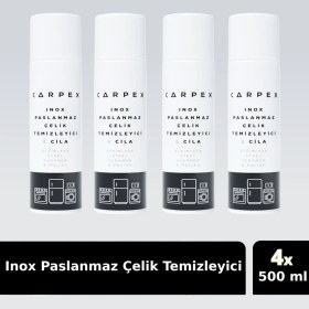 Resim Carpex 4 Ad Inox Paslanmaz Çelik Temizleyici Sprey 